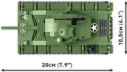 Конструктор COBI-2543 Американський танк M24 Chaffee 1:35 (590 деталей) - мініатюра 8
