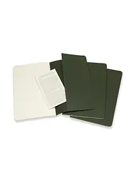 Записник Moleskine Cahier середній, Нелінований Зелений (CH018K15) - мініатюра 4