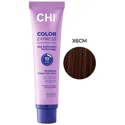 Крем-фарба для волосся CHI Color Express X6CM світлий шоколадно-мокко коричневий безаміачна перманентна 85 г - мініатюра 2