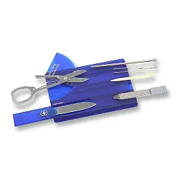 Ніж Victorinox SwissCard Transparent Blue (0.7122.T2) - мініатюра 4