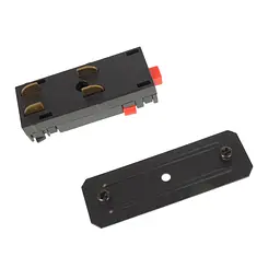 З'єднувач Brille для магнітного шинопроводу прямий HD-26I2 BK - мініатюра 2