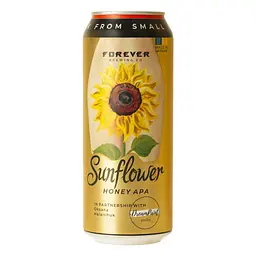 Пиво світле нефільтроване Forever Sunflower 0.5 з/б