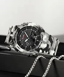 Чоловічий наручний годинник 2351CMGY Camo Grey Skmei acs0029981 - мініатюра 3