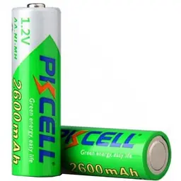 Акумулятор PkCell AA R6 NiMH 2600mAh x 2 (PC/AA2600-2BA)
