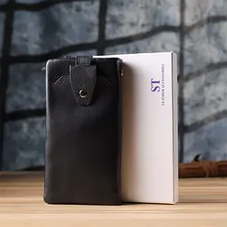 Жіночий шкіряний гаманець-клатч із відділенням під телефон ST Leather 20х10,5х3 см acs0029657 - мініатюра 10