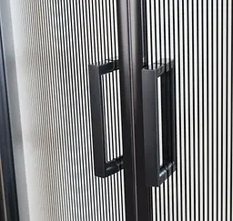 Душова кабіна кутова Eger Tisza 90x90 розсувна скло Spagetti дрібний піддон black 599-021-BS, Чорний, интимато, чорний - мініатюра 3