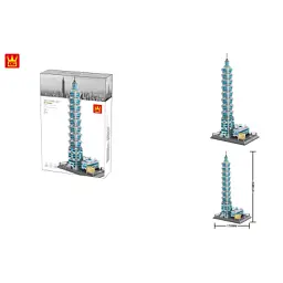 Конструктор Wange Тайбей 101, Тайвань, Китай (WNG-Taipei-101) - мініатюра 2