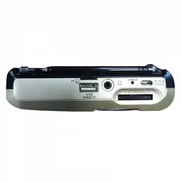 Радіоприймач на акумуляторі з блютузом золотистий 18650 FM USB MicroSD Golon ICF-8BT - мініатюра 4