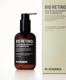 Омолоджувальний гель для вмивання Mr. Scrubber Bio Retinol з екстрактом синіх водоростей 200 мл - мініатюра 2