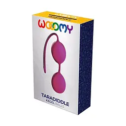 Вагінальні кульки Wooomy Taradiddle Kegel Ball, діаметр 3,5 см, вага 54 г - мініатюра 3