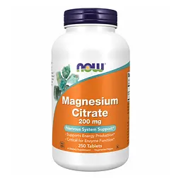 Магній цитрат, Magnesium Citrate 200 mg - 250 tabs