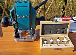 Набір фрез під патрон 8 мм Makita D-53534 (4 шт) - мініатюра 3