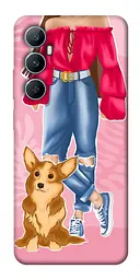 Чохол Demsky Girl and corgi для Realme C65 4G