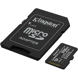 Картка пам'ятi KINGSTON 256Gb UHS-I U1 V10 A1 + SD-adapter (SDCS3/256GB) - мініатюра 5