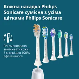 Електрична зубна щітка Philips Sonicare HX7106/01 серії 5300 біло-блакитна - мініатюра 13