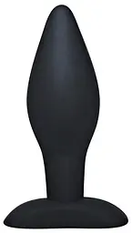 Анальна пробка Black Velvets Large 12 см (чорний)