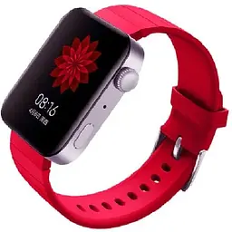 Силіконовий ремінець BeCover для Xiaomi Mi Watch / Garmin Vivoactive 3S / 4S / Venu 2С / Canyon CNS-SW71SS / Mobvoi TicWatch C2 / Withings Activite Steel / Huawei Honor S1 Red (704520) - мініатюра 2