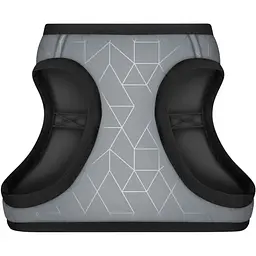 Шлея для собак м'яка Waudog Clothes Світловідбиваюча, з QR паспортом, S2, 46-50х43-45 см (2931) - мініатюра 3