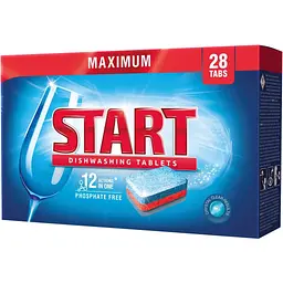 Таблетки для посудомийних машин Start Maximum 28 шт. (4820207100060)