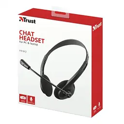 Навушники Trust Primo Chat 3.5mm BLACK (21665) - мініатюра 7