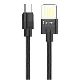 USB Cable Hoco U55 Outstanding MicroUSB Black 1m
