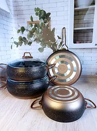 Набір посуду O.M.S. Collection 3023 Bronze 7 предметів - мініатюра 2