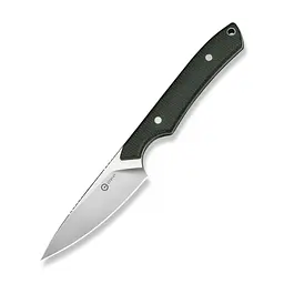 Нож фиксированный карманный Civivi High Grass Field Knife (7,4 см) 14C28N/Micarta зеленый с чехлом
