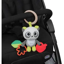 Іграшка на коляску Chicco Панда брязкальце м'яка (8058664164851) (11566.00) - мініатюра 4