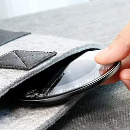 Бездротовий зарядний пристрій Baseus Simple Wireless Charger 10W CCALL-AJK01 Crystal - мініатюра 7