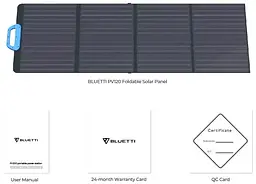Портативна сонячна панель Bluetti Solar Panel 120W [PV120] [74278] - мініатюра 8