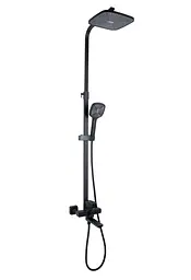 Душова система універсальна Lidz Wawel 1030, Black (k35) LDWAW1030BLA45396 - мініатюра 1