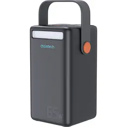 Батарея універсальна Choetech 50000mAh, PD/3.0/65W, QC/3.0/18W, USB-C, 3*USB-A, mirco USB, LED Light (B664-CCBE) - мініатюра 2