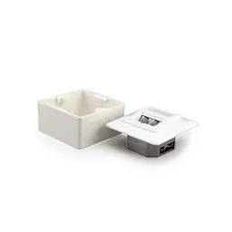 Комп'ютерна розетка RJ45x2 FTP cat.6 Cablexpert (MWS-2S6-01) - мініатюра 3