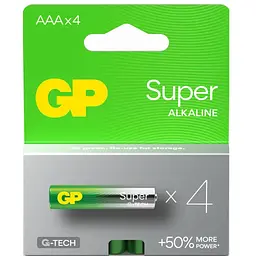 Батарейка Gp AAA LR3 Super Alcaline * 4 (24A21-SB4 / 4891199218224)