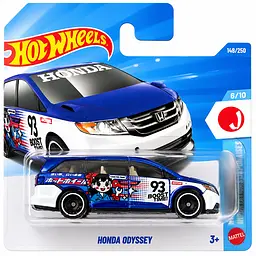 Базова машинка Hot Wheels J-Imports Honda Odyssey біло-синя (5785) JJJ99-N521