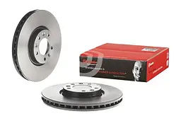 Диск гальмівний передній вентильований Citroen C4 I-II 04-25р Brembo (09.C133.11) - мініатюра 2