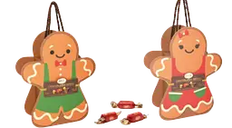 Новорічний набір цукерок Feletti Carton Box Gingerbread 200 г - мініатюра 4