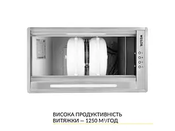 Витяжка WEILOR PPE 5265 SS 1250 LED Strip - мініатюра 6