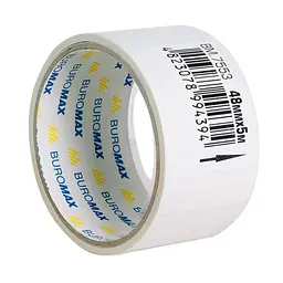 Скотч Buromax двосторонній на паперовій основі 48 мм х 5 м (BM.7553) - мініатюра 2