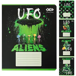 Упаковка зошитів ZiBi Kids Line UFO 24 аркуші в лінію 20 шт. (ZB25.1771L)