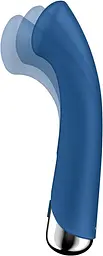 Вібратор Satisfyer Spinning G-Spot 1 16.5 см синій - мініатюра 2