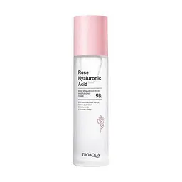 Зволожуючий тонер для обличчя Bioaqua Rose Hyaluronic Acid Moisturizing Toner з екстрактом троянди 100 мл - мініатюра 2