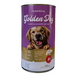 Консерва для собак всіх порід Golden 1240 грамів з печінкою