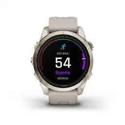 Смарт-годинник Garmin Epix Pro Gen 2 Sapphire 42 mm Soft Gold w. Light S. Band (010-02802-10/11) - мініатюра 2