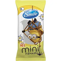 Влажные салфетки Smile Лицензионные герои Миньоны 8 шт. в ассортименте