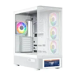 Корпус для ПК Modecom VOLCANO AQ500 ARGB LCD 6.2 (MC-A-AQ500-4FA-W)