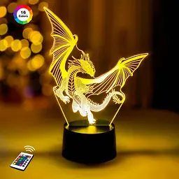 Нічник-світильник 3D Дракон 2 3DTOYSLAMP 25х17 см osv0001343