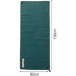 Рушник швидковисихаючий Naturehike CNK2300SS010 156х80 см темно-зелений - мініатюра 2