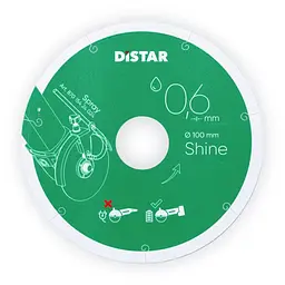 Алмазний диск по кераміці Distar Shine 1A1R 101.6x0.6x22.23 мм