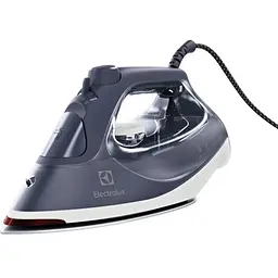 Праска Electrolux 2400Вт, 330мл, паровий удар 160гр, керамічна підошва, сіро-білий teh0016222